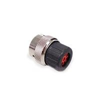 Amphenol SINE Systems RT06144PNHEC Connectors Plug, 4 Position, Male, Shell Size 14, and End Cap with Individual Wire Sealing