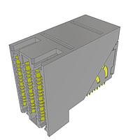 Samtec EBTF-6-10-2.0-S-RA-1-R Receptacles ExaMAX(R) 2.00 mm High-Speed Backplane Right-Angle Receptacle