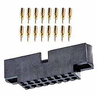 Harwin M80-5712005 Receptacle Housing 10+10 WAY MALE CRIMP L/Bore + WO JS