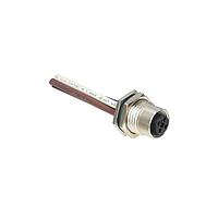 Amphenol LTW M12T-04PFFS-SF8B50 Sensor Cables / Actuator Cables M12 Circular Metric Connector, T Code, Metal, 12A, 04 pins, Female Connector, Female Contact, Hexagonal, Screw Thread, Solder, Receptacle With Cable/Wire, Length 500mm, IP68 / IP69K