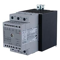Carlo Gavazzi RGC2A60D40GGEDM Solid State Relays 2-pole DIN-rail mount SSR, Zero-cross switching with monitoring, Operating voltage (Ue): 90 - 660 Vac (1200 Vp), Rated current (Ie): 40 Aac, Control voltage (Uc): 5 - 32 Vdc, External supply: 24 Vdc/Vac, Built-in overvoltage protection