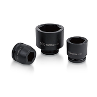 TOPTUL KABA48A5 Flank Impact Sockets (1-1/2" Dr. x 105mm L=125mm)