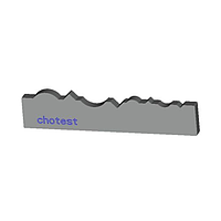 Chotest 110mm Comprehensive profile gauge for SJ5760-PR