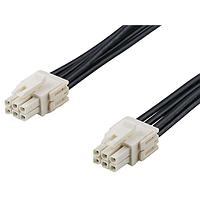 Molex 226199-2062 Discrete Wire Assembly Micro-Fit+ F-to-Micro-Fit+ F OTS Cbl Asmy DR 150mm lgt Tin Plt 6 Ckts Nat