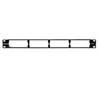 HellermannTyton RNGPP1UHD Racks & Rack Cabinets RNG Series High Density Modular Panel for High Density Cassette, 1U, Steel, Black, 1/ctn