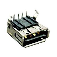 Stewart Connector SS-52100-001 USB Type A Connectors USB 2.0 - A Connector  1 Port  Right Angle Horizontal Receptacle  Shielded