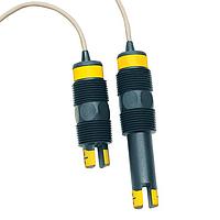 OMEGA LVU-153-R Submersible IP68 Ultrasonic Level Switch (PFA, 3/4 in, NPT Male)