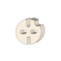 BIVAR ELM 1-370P LED Mounts, Self-Retaining 2 Leads 0.37in.