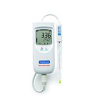 HANNA HI99111 Portable Waterproof pH /Temperature Meter for Wine Analysis (-2.00 ~16.00 pH)