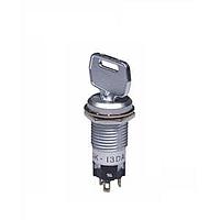 NKK Switches SK13DAW01 Keylock Switches SPDT ON-OFF-ON