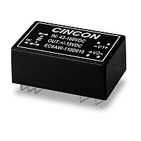 Cincon EC6AW-110S33 Isolated DC-DC Converter, 10 Watt, 4:1 Input Range, 43-160VAC Input, 3.3VDC Output, 85%, 2500 F