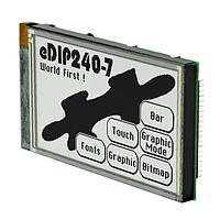 DISPLAY VISIONS EA EDIP240J-7LW Graphic LCD Modules White/Black Contrast