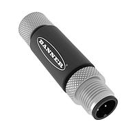 Banner Engineering S15A-F2134X-M2134X-Q Circular Metric Connectors S15A Series: In-Line Adapter; Voltage: 12-30 V dc; IP67; Female: F2134X; Male: M2134X; Male-Female 5-pin M12 QD
