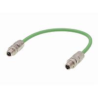 Molex 220957-0116 Ethernet Cables / Networking Cables M12 SPE IP65 1x2xAWG22 / 19 PUR 1.0m