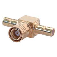 HUBER+SUHNER 43_SMB-50-0-2/111_NE RF Adapters - Tee  SMB plug(m), jack(f), jack(f)