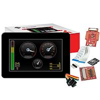 4D Systems SK-gen4-50DCT-CLB-SB Display Development Tools Starter Kit for gen4-uLCD-50DCT-CLB-SB with uSD-4GB Industrial, gen4-IB, 4D-UPA and 150mm FFC Cable