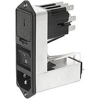 Schurter CG30.6198.151 Inlets CG PWR ENTRY MODULE W. FILTER 4A FB