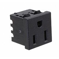 Adam Tech NEMA-5-3-HW Receptacles RECEPTACLE, PANEL SNAP, HORIZONT