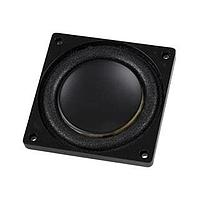 Same Sky (formerly CUI Devices) CMS0401KL-3X Electromagnetic speaker, 40.1 mm square, 14.5 mm deep, PET, Nd-Fe-B, 5 W, 8 ?, 390 Hz, solder eyelets