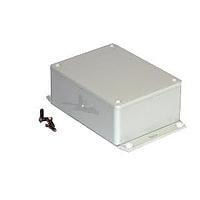 Hammond Manufacturing 1591SF2GY Flanged Enclosure ABS w/Bottom Flange 4.3x1.6x3.2" Grey