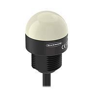 Banner Engineering K30LGXXPQTASK LED Panel Mount Indicators K30 Series EZ-LIGHT: 1-Color General Purpose Indicator; Voltage: 10-30 V dc; Housing: Polycarbonate; IP67 IP69K; Input: PNP; Color: Green; 4-pin M12 457 mm (18 in) PVC Pigtail QD