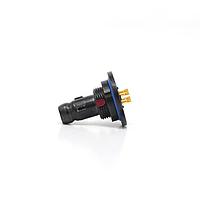 Amphenol Aerospace 10-777349-06Y Contacts 10 AMP Solder Cup Bulkhead Mount Plug