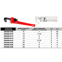Mỏ lết răng 48" TOPTUL DDAB1A48