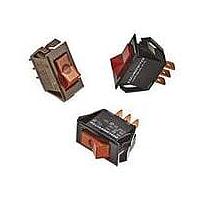 Carling Technologies LTA221-TR-B/125N Mid-Sized Tippette Rocker Switch LTA221TRB/125N