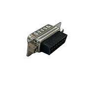 Adam Tech DE09-PR-SL Plug CONN D-SUB HOUSING PLUG 9POS