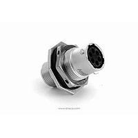 Amphenol SINE Systems RT0W7106SNH03 Connectors Receptacle, Jam Nut, 6 Position, Female, Shell Size 10, with Silicone Seal
