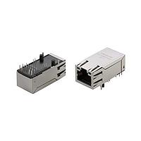 Taoglas TMJMP9696-8A9NLK RJ45 Connector RJ45 ICM, 1x1, 10G Base-T, Tab-Up, Long Body, 3Wire + Transformer, LED, Shielded EMI Finger, PoE (720mA), 30 micro-in, Industrial grade