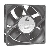 Delta Electronics, Inc. AFB1212VH-F00 Tubeaxial DC Tubeaxial Fan, 120x25.4mm, 12VDC, Ball Bearing, 3-Lead Wires, Tachometer