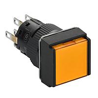SCHNEIDER XB6ECF8J2P Standard Switches IPB Latching Square orange 12V 2 NO/NC