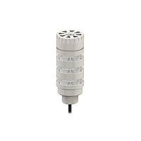 Banner Engineering TL50BLGYRACQ Tower Lights TL50BL Tower Light, Gray Housing: 3-Color Audible Indicator; Voltage: 12-30 V dc or 24 V ac; Environmental Rating: IP50; Input: Bimodal; Colors: Green Yellow Red; M12 Integral QD