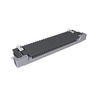Amphenol FCI SFV24R-4STE1HLF Board Mount 0.50mm Flex Connector, SFV-R Series, 24 Position, Top Side Contact, Side Entry Surface Mount ZIF Connector, Halogen Free, Lead Free with Cable-Lock