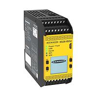 Banner Engineering XS26-ISDd Safety Controllers XS26-ISDd Safety Controller: Expandable; ISD Compatible (8 ISD Chains) 26 Input 2 pairs of PNP Safety Outputs (0.5 A each); Display; Ethernet USB; 8 Convertible Inputs; Removable Screw Terminals 24 V dc; 160 mA