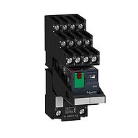 SCHNEIDER RXM4AB2B7PVS Miniature RXM Relay & separate Socket,4C/O 6A 24VAC
