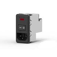 Corcom - TE Connectivity PS0SSDSXB Inlets 10A DUAL FUSE SNAP IN MOUNT