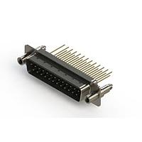 EDAC 627-M25-623-LT6 D-Sub Connectors - Standard Density Vertical Machined D-Sub Connectors