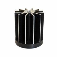 Advanced Thermal Solutions ATSEU-077D-C3-R0 Heatsinks STAR LED Heat Sink, 45mm dia., 38mm, Black/Silver, Unthreaded Baseplate Hardware