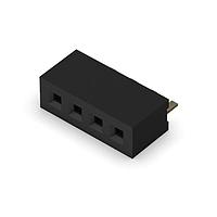 GCT (Global Connector Technology) BC075-04-A-L-A Sockets 4w, 1.0mm Pitch Socket, SIL, SMT, Horizontal, GF, Tape+Reel