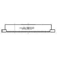 AMP Connectors - TE Connectivity 1473151-1 Standard Card Edge Connectors 35 DUAL POS CARD EDGE