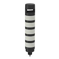 Banner Engineering TL70WBGYR Tower Lights TL70 Tower Light; Black Housing: 5-Color Indicator; Voltage: 12-30 V dc; Environmental Rating: IP65; Input: Bimodal; Colors: White Blue Green Yellow Red; 2 m (6.5 ft) Integral Cable