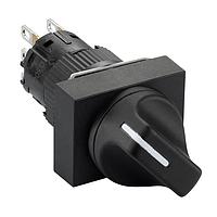 SCHNEIDER XB6EDD221P Control Switches SS Rect. black 2 maint pos 1 NO/NC