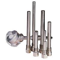 OMEGA 3/4-260A-U15/8-BRASS Test/Limited Space Thermowells for 0.260 in & 0.385 in Bore Dia (Brass, Threaded)