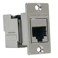 Switchcraft NHRJ45D5ESIDC Modular RJ45 FT Narrow PnlMntConn CAT5E IDC Shld