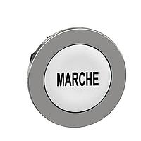 SCHNEIDER ZB4FA142 Control Switches FLUSH WH CAPS PB HEAD BK MARKED MARCHE