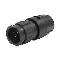 CONXALL W8282-3PG-P-3DC Connectors 3#20 M Short Backshell DaisyChain Gromet