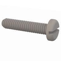 Essentra Components 012520P125 Pan Slotted Pan Slotted Screw, 1/4-20 Thread, 1 1/4 Lg