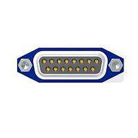Amphenol CONEC 15-006303 D-Sub Connectors - Standard Density 15Pos Female Soldr Cup 20AWG Panl Mount